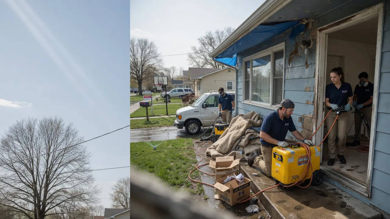 Basement Flood Cleanup in Melvindale, MI near me